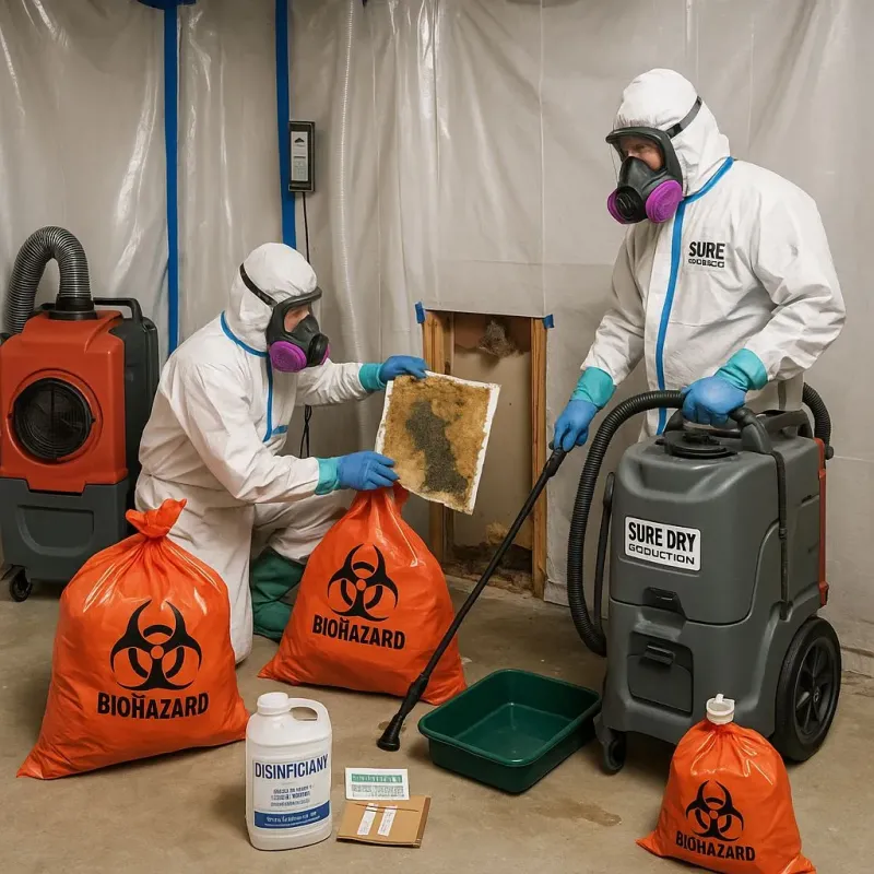 Contaminated Water Handling Protocols process in Meeker, OK